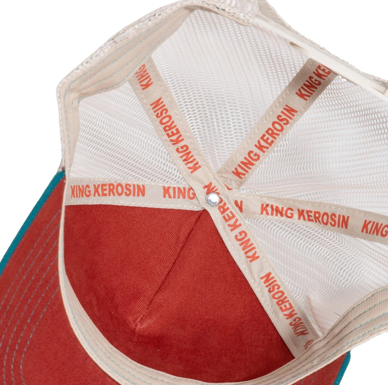 King Kerosin Tough old crow cap, Red, blue
