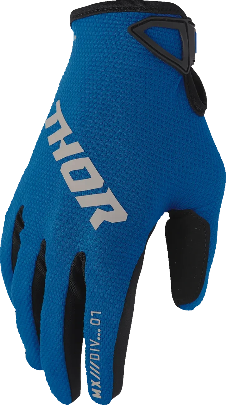 GLOVES RIDEMODE STATIC BLUE XS