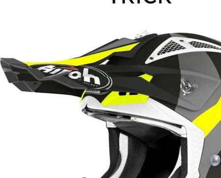 Airoh Aviator Ace Peak Trick yellow matt