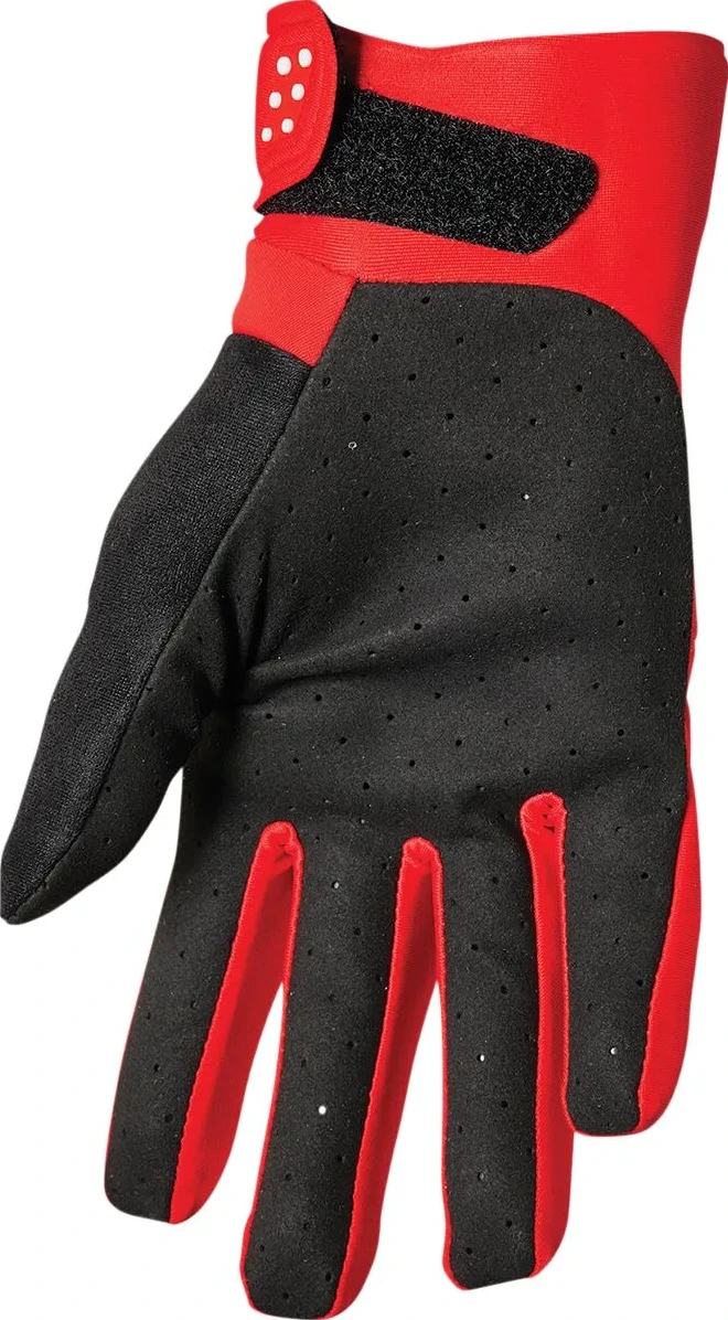 GLOVE SPECT COLD RD/WH XS