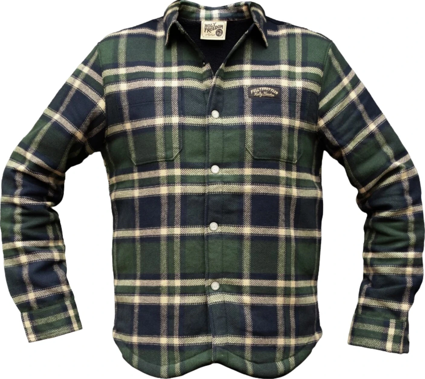 Holy Freedom Macleod lined shirt, Green, 2XL