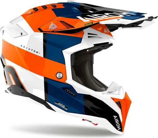 Airoh Helmet Aviator 3 Monarch Orange Gloss, XS