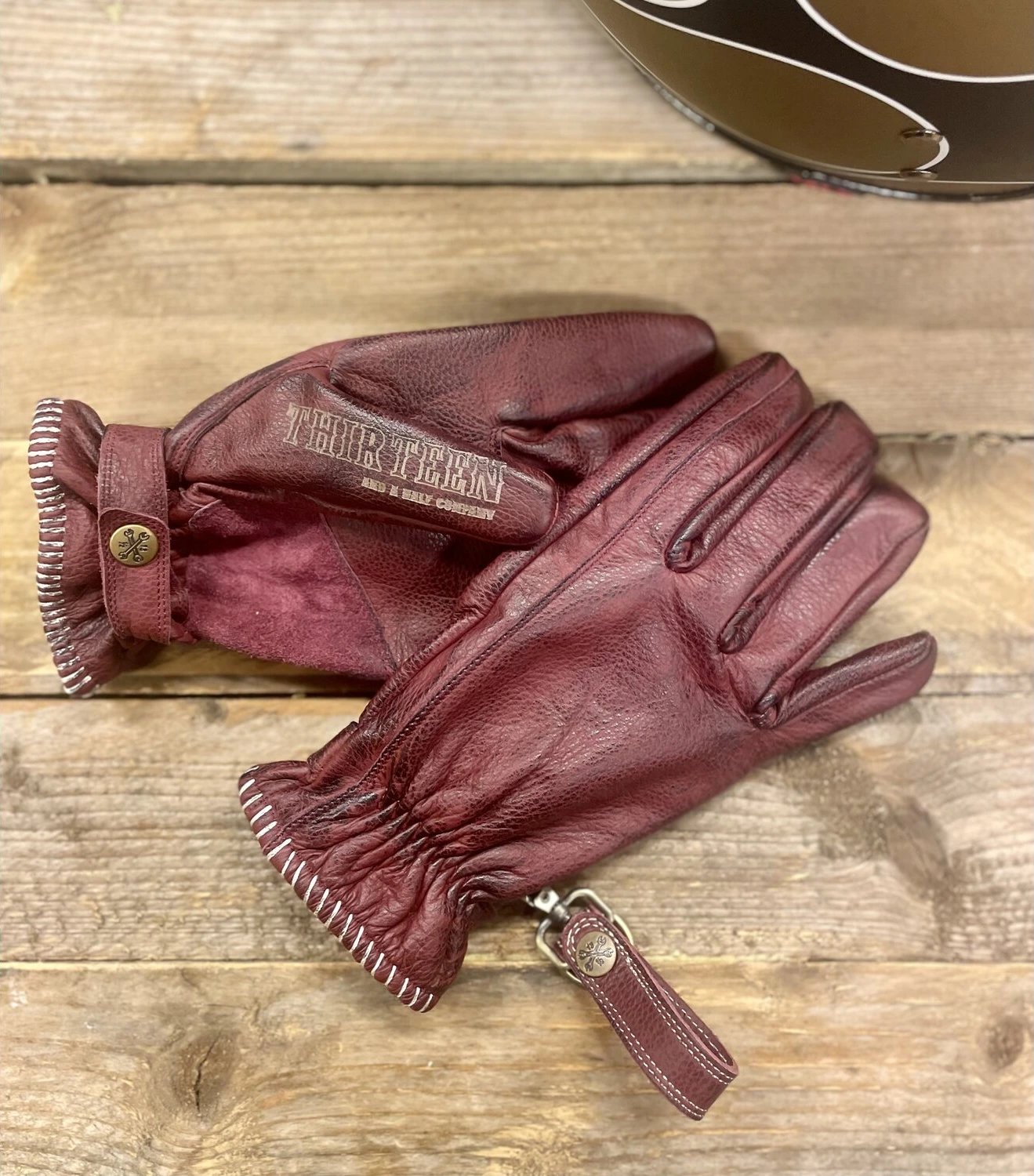 13 1/2 Loud Ride gloves, burgundy, 2XL
