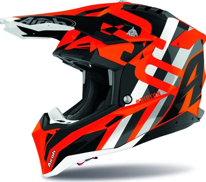 Airoh Helmet Aviator 3 Rainbow orange matt, S