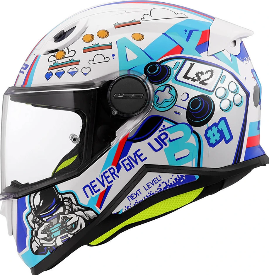 LS2 FF812 KID NEXT LEVEL helmet - White, S