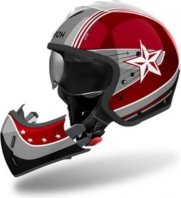 Airoh Helmet J 110 Command Burgundy Gloss, XXL