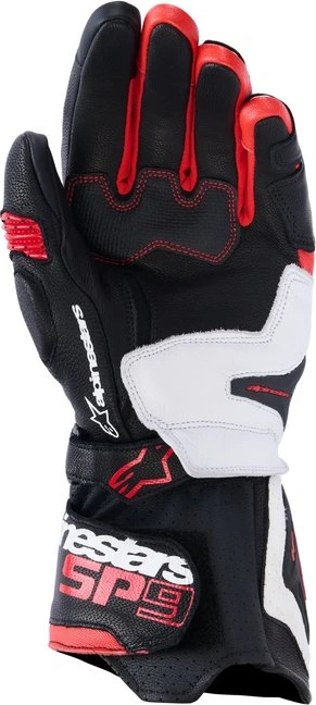Alpinestars Gloves SP-9 Black/White/Red, S