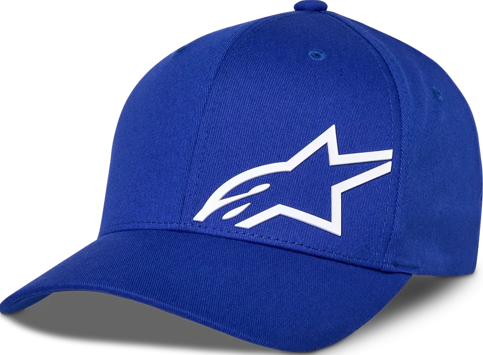 HAT CRV BILL CORP SHIFT MULTI BLUE S/M
