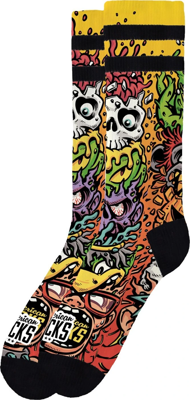 American Socks Open your Mind Signature sokid, oranž, L/XL