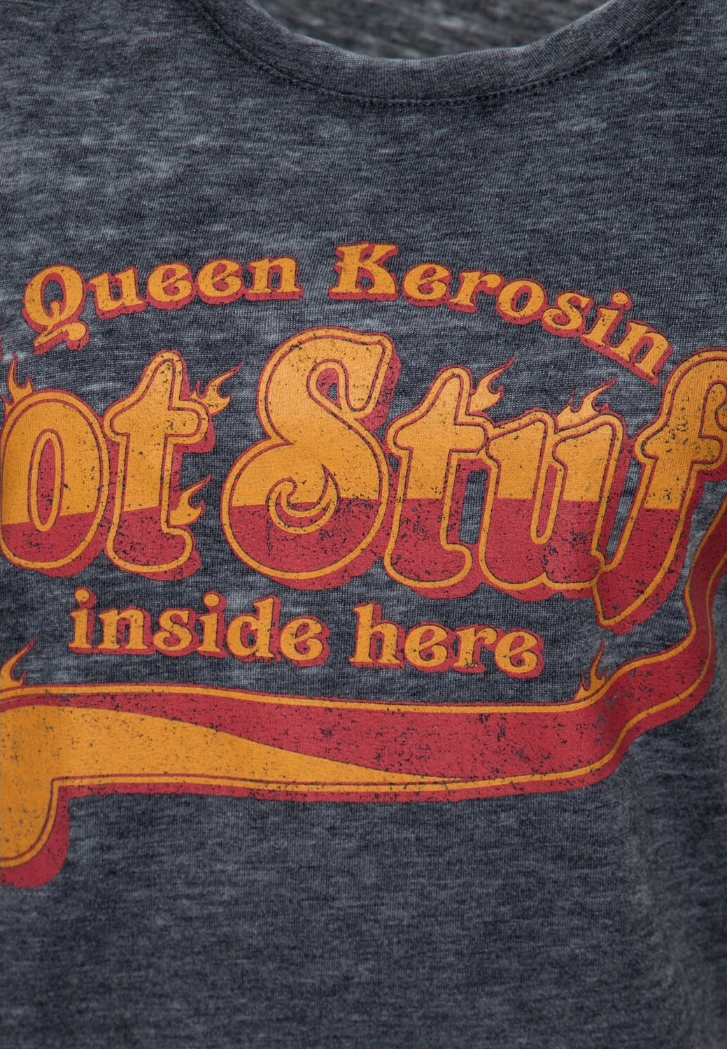 Queen Kerosin Hot Stuff t-shirt, anthracite Gray, M