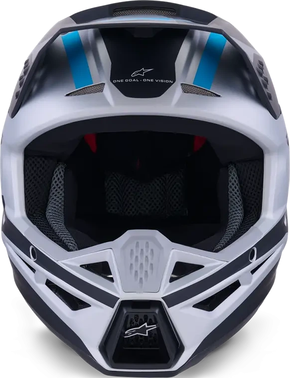 HELMET SM3 HEAT SILV/BL/BLK XS