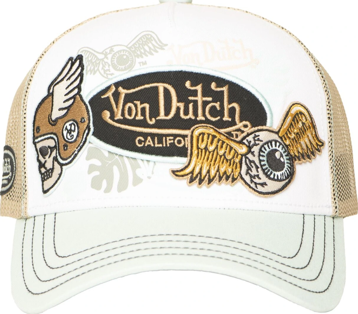 Von Dutch Trucker cap patches 16, White
