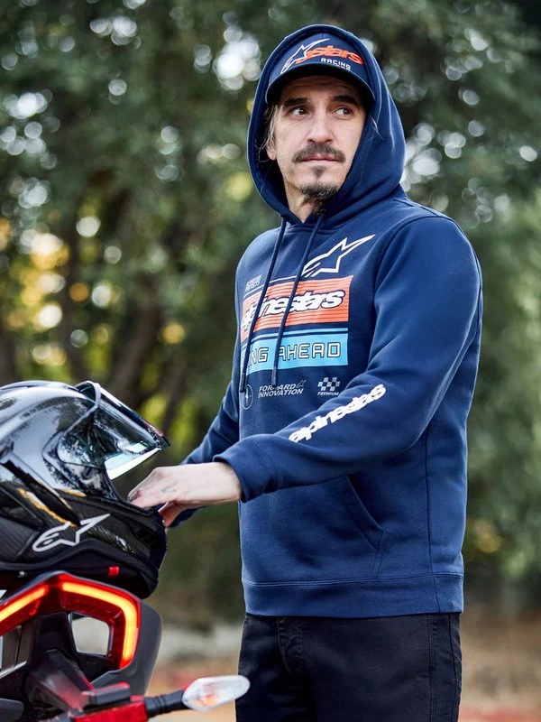Alpinestars Hoodie Harken Blue, XXL