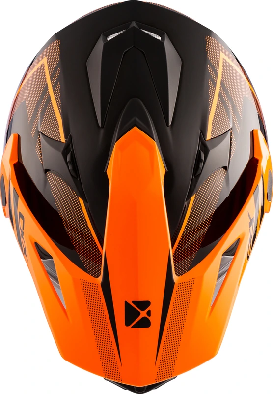 CKX Helmet QUEST RSV Moosek w electric visor Orange, XS