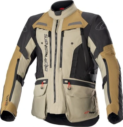 Alpinestars Куртка Bogota Pro Drystar Коричневый/Оливковый/Желтый Fluo S