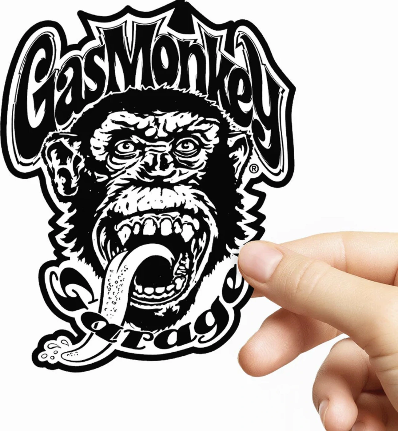GMG Spitting Monkey Sticker