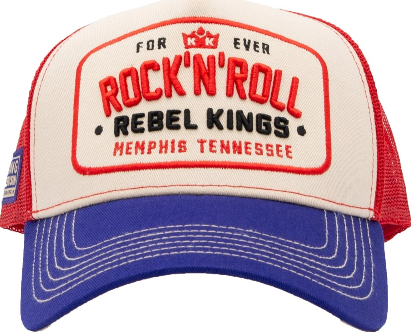 King Kerosin Rock 'n' Roll trucker cap, Beige