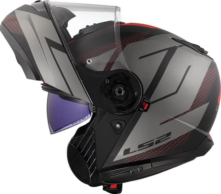 LS2 FF908 STROBE II CODE helmet - M, Black Grey