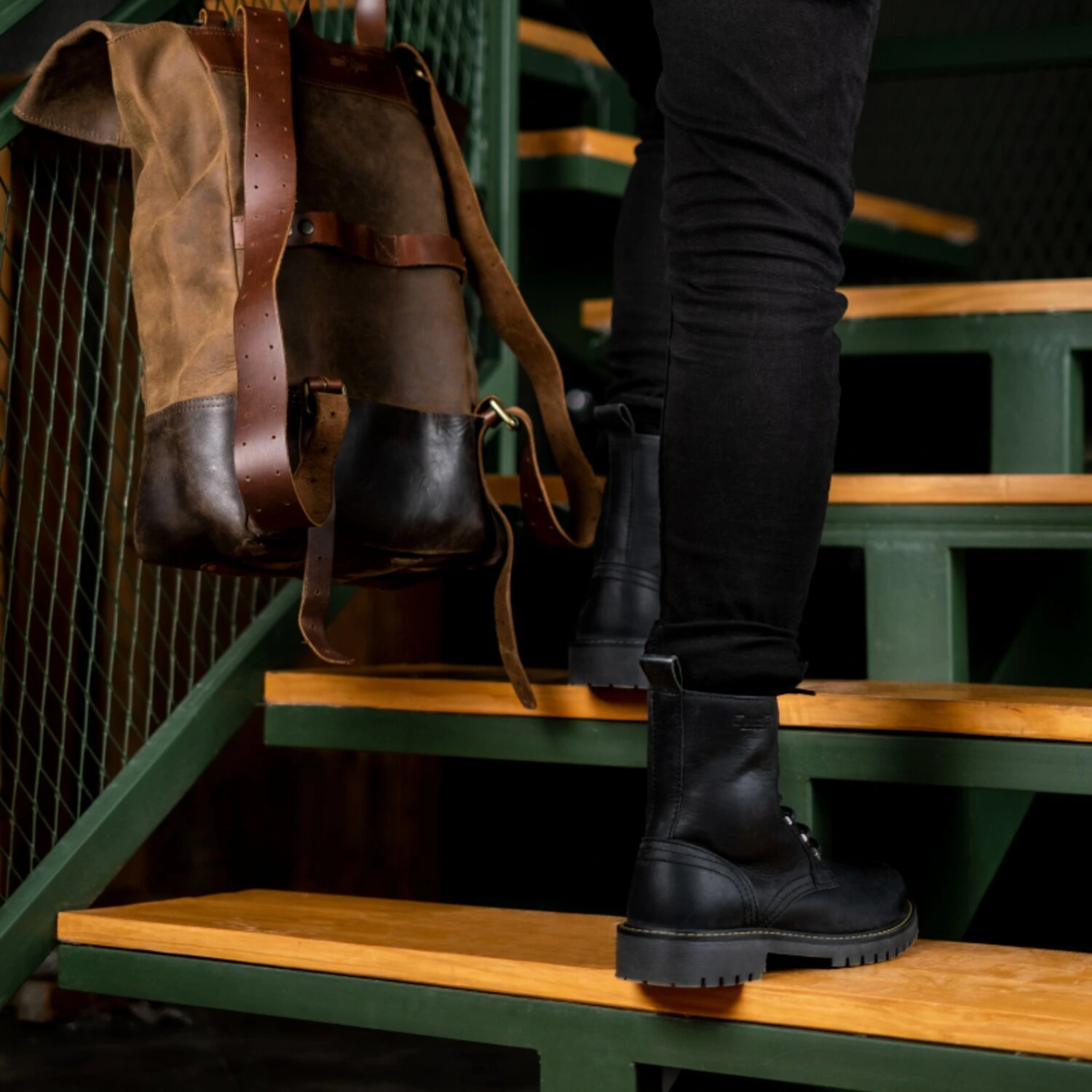 Trip Machine Derby boots, dark shadow, 45