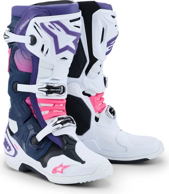 Alpinestars Boot Tech 10 White/Violet/Fluo Pink, 42
