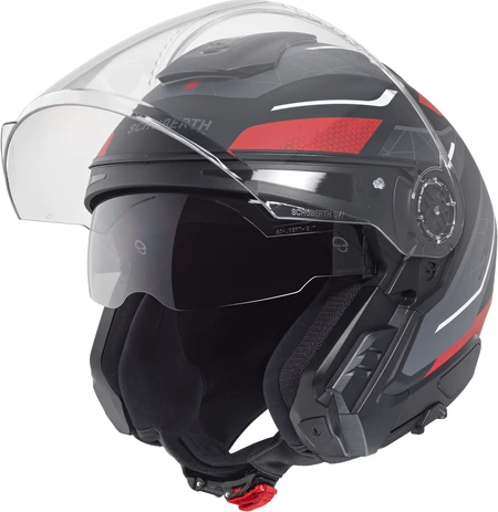 Schuberth Helmet J2 Sigma Red, 53 XS