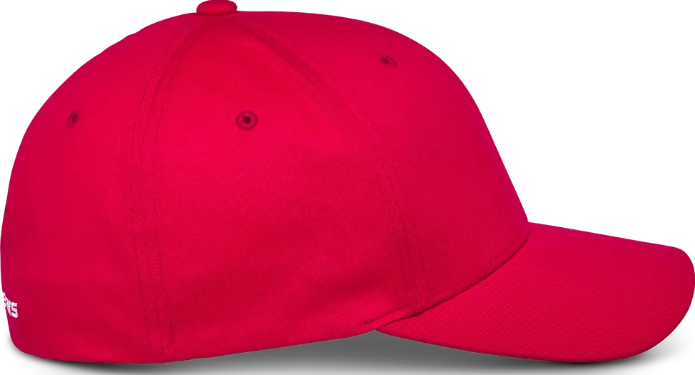 HAT CRV BILL CORP SHIFT MULTI RED S/M