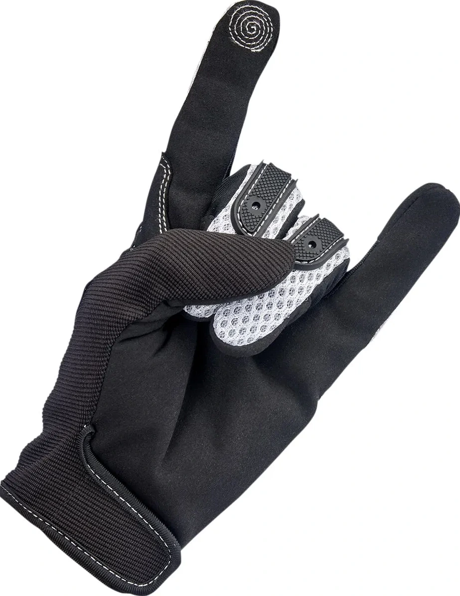 GLOVES ANZA WHT/BLK XS