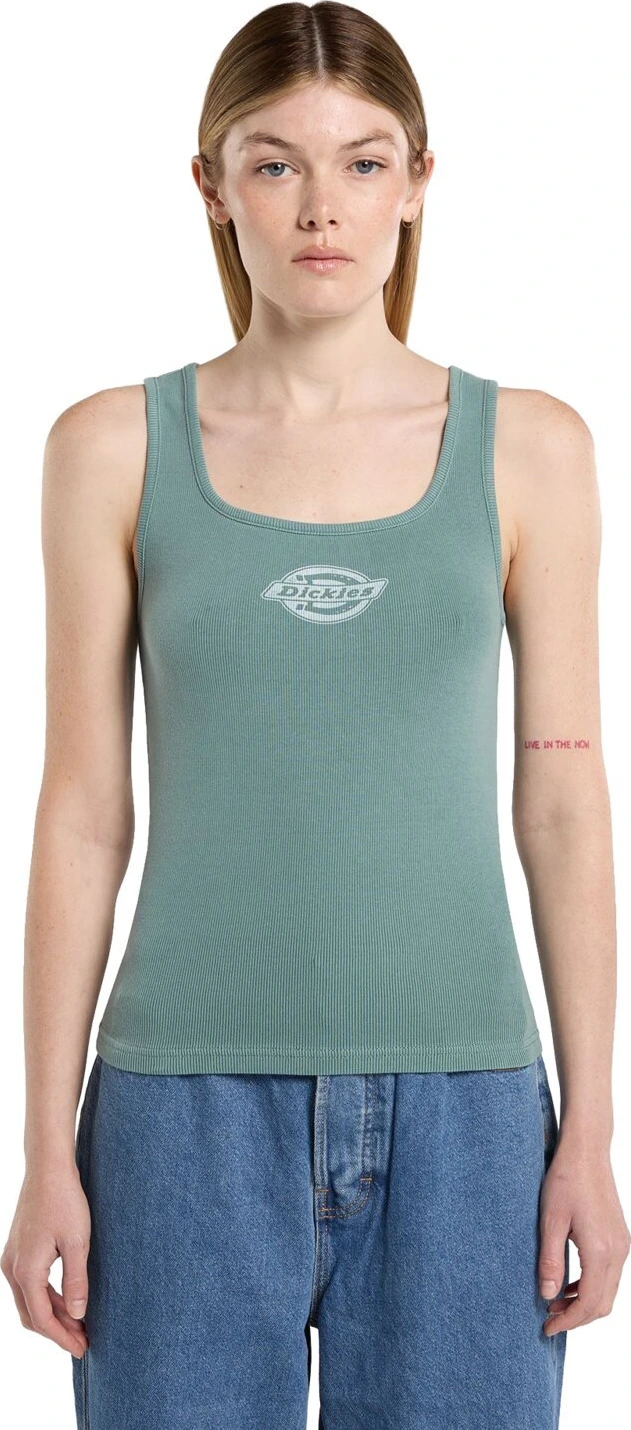 Dickies Plainville tanktop, stormy sea Blue, L