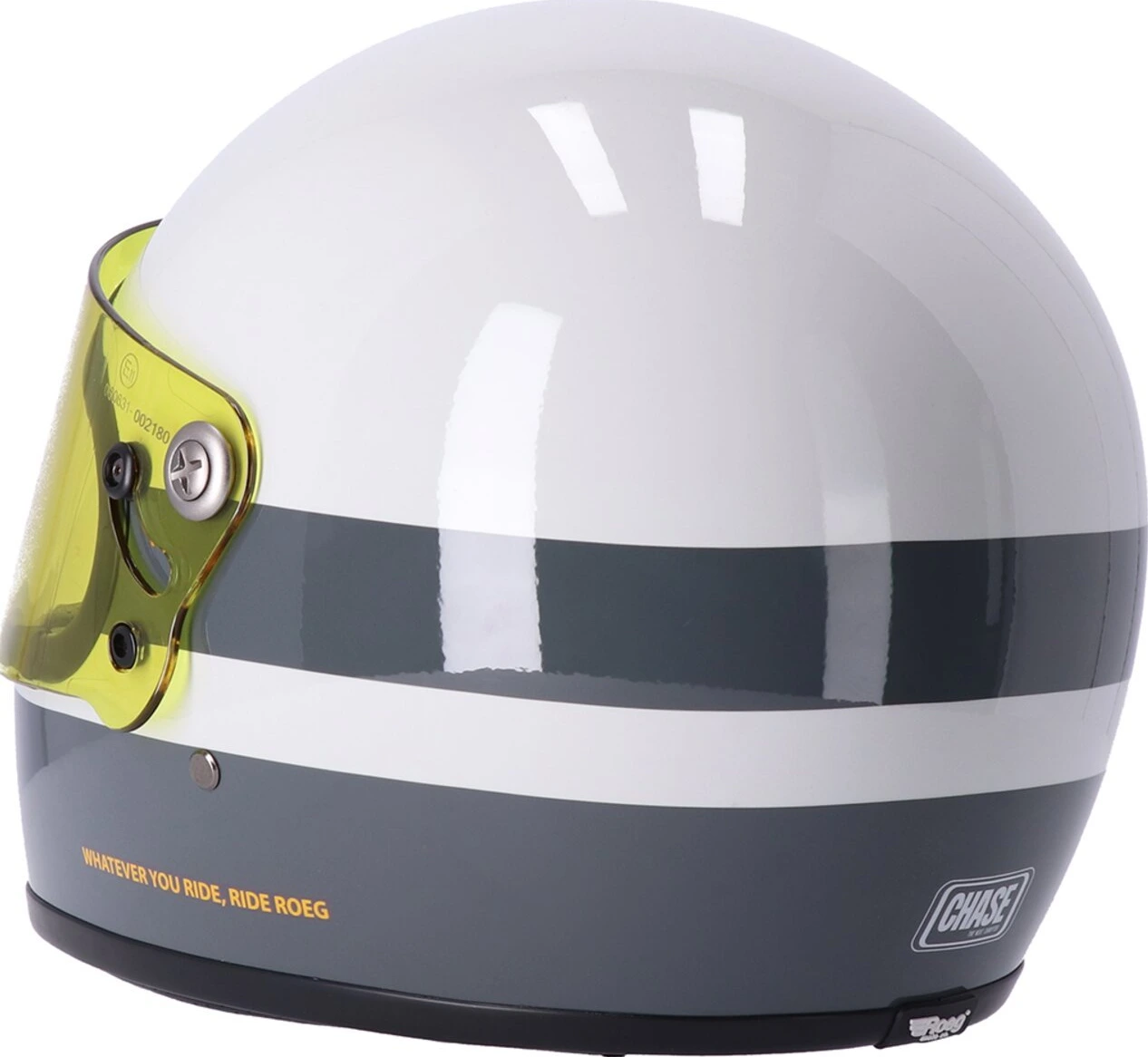 Roeg Chase Fog Line helmet, Gray, XS, Gloss