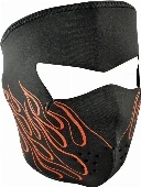 FACE MASK ORANGE FLAME