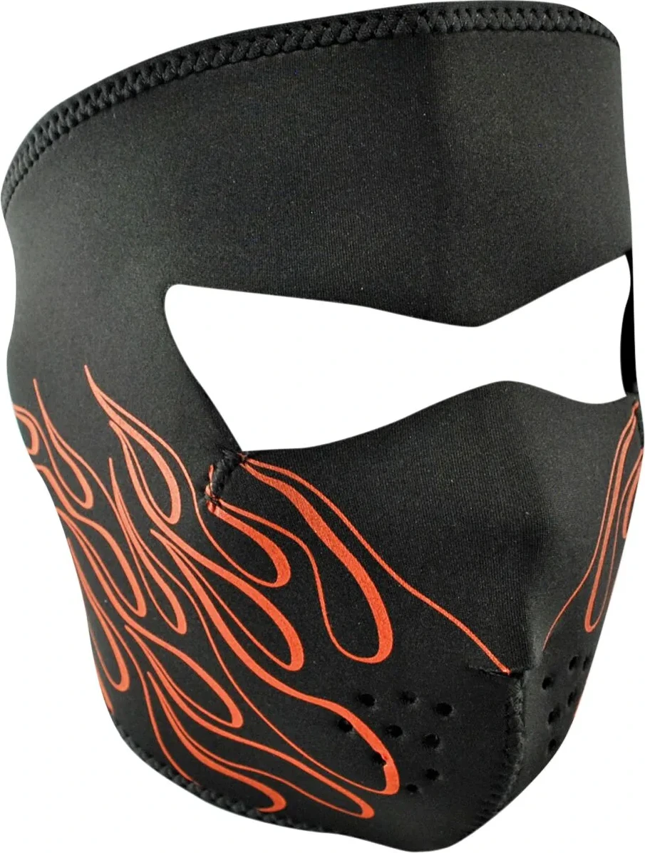 FACE MASK ORANGE FLAME