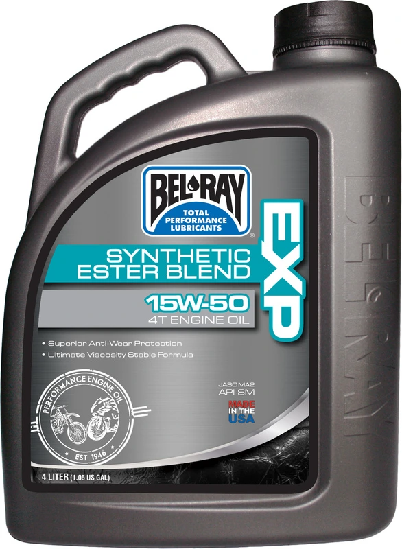Bel-Ray EXP sintetinis esterių mišinys 4T 15W-50 4L