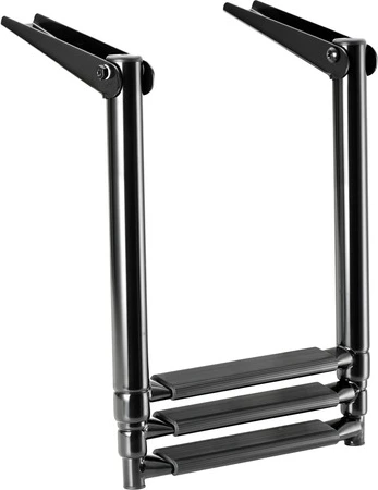 Osculati Telescopic ladder AISI316 3 steps black