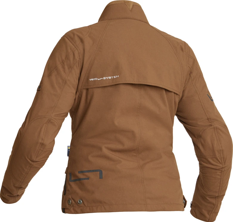 Lindstrands Textile Jacket Kvien Woman Brown, 38