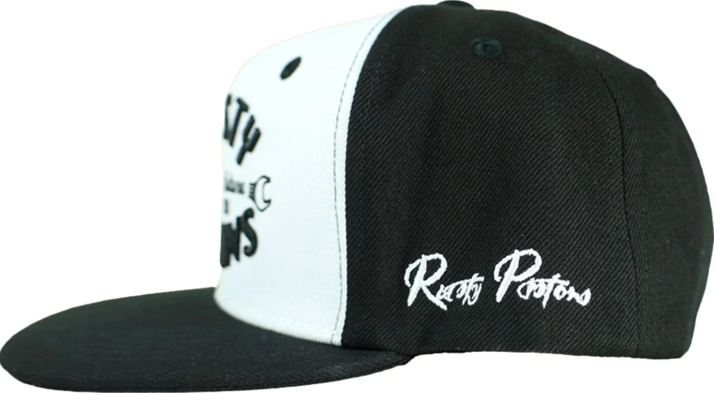 Rusty Pistons Baxter cap, Black, white