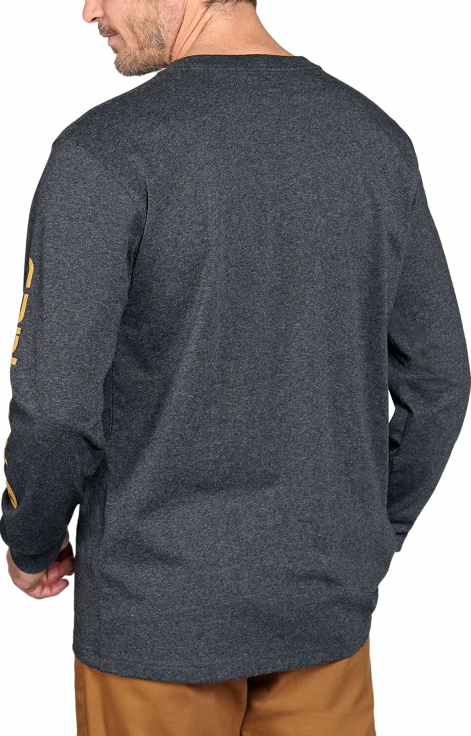 Carhartt Sleeve logo long sleeve, carbon heather, M