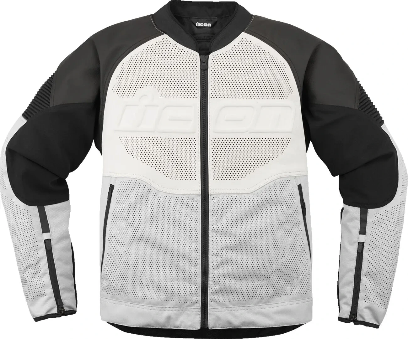 JACKET OVERLORD3 LEATHER WHITE SM