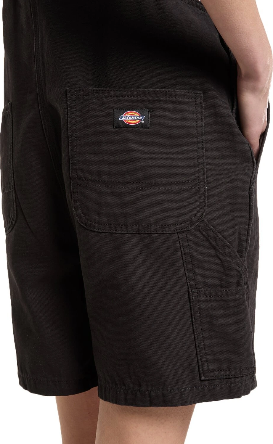 Dickies Canvas short female bib, Black, L