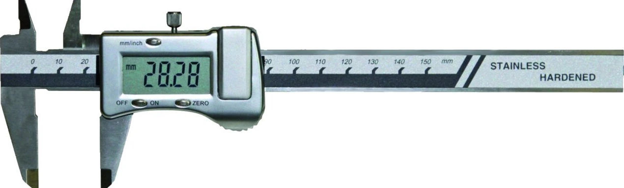 MIB, digital caliper without roll. DIN 862, 150 mm