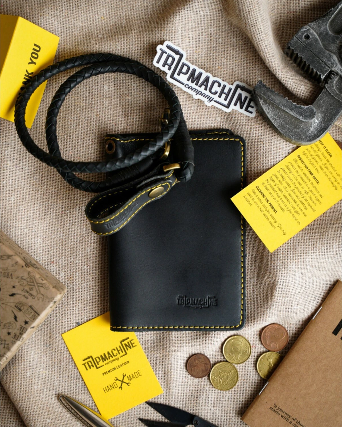 Trip Machine Explorer wallet, Black