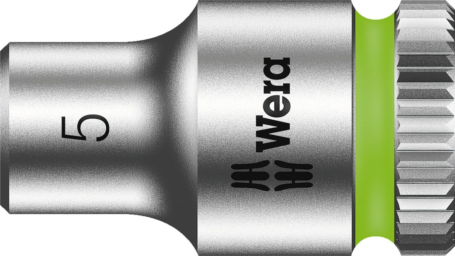 Wera Zyklop 1/4" socket - Metric 5.0, 5 mm, Chrome