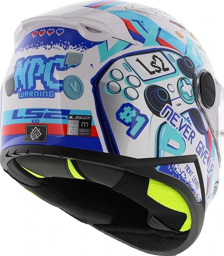 LS2 FF812 KID NEXT LEVEL helmet - White, S