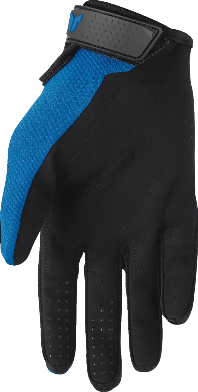 GLOVES YTH RIDEMODE STATIC BLUE XS