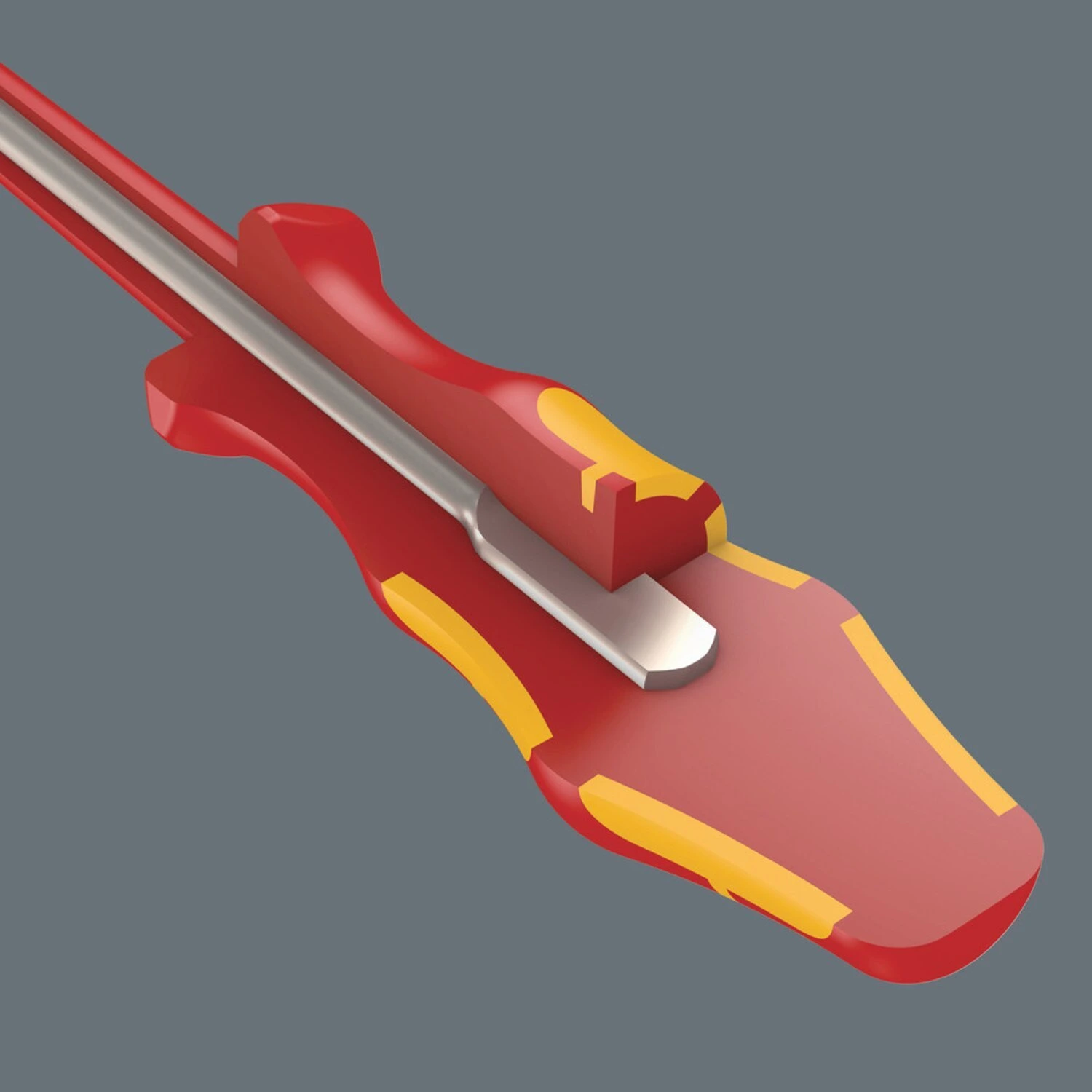 Wera nutdriver VDE Insulated, US sizes, Red, 125 mm