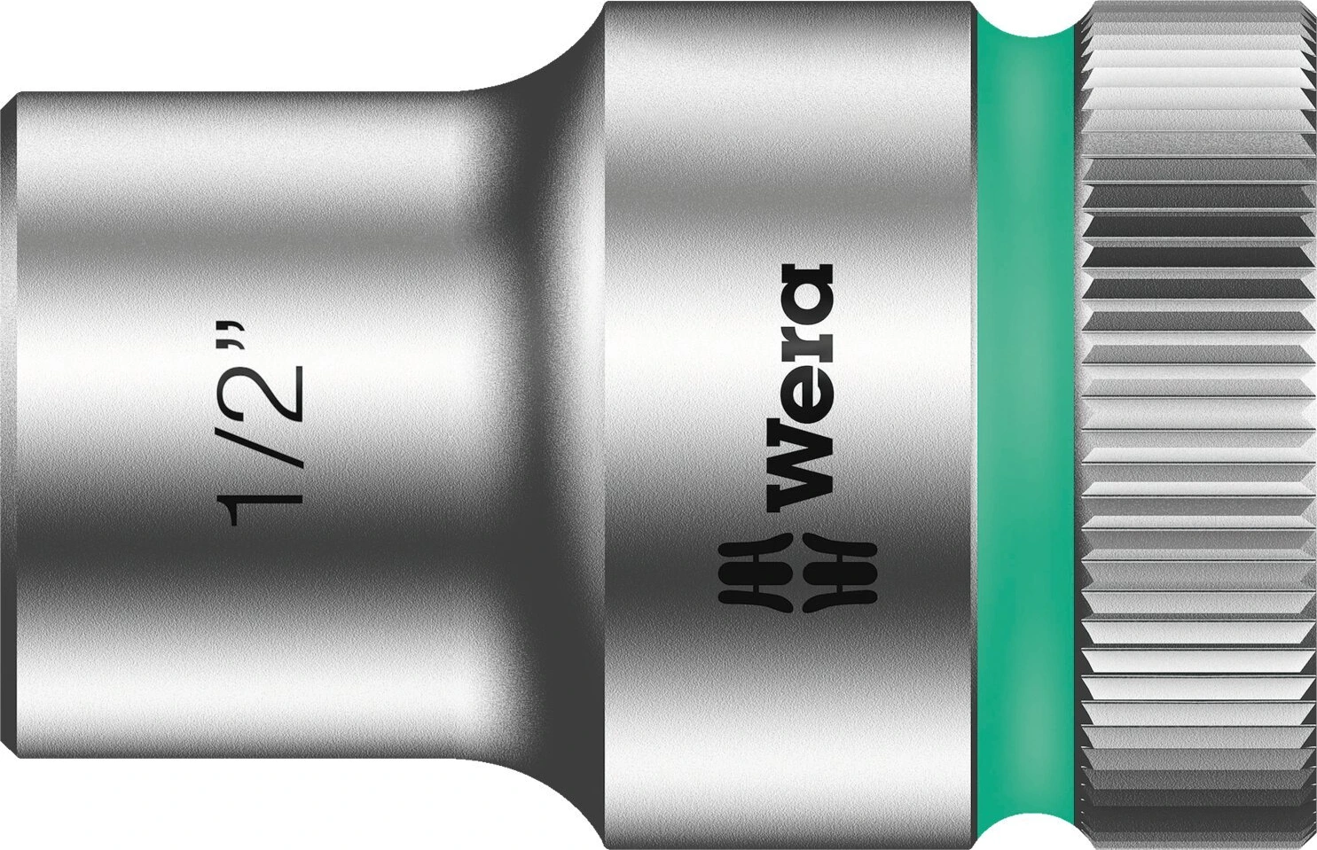 Wera Zyklop 1/2" socket - US sizes 1/2", 37 mm, Chrome
