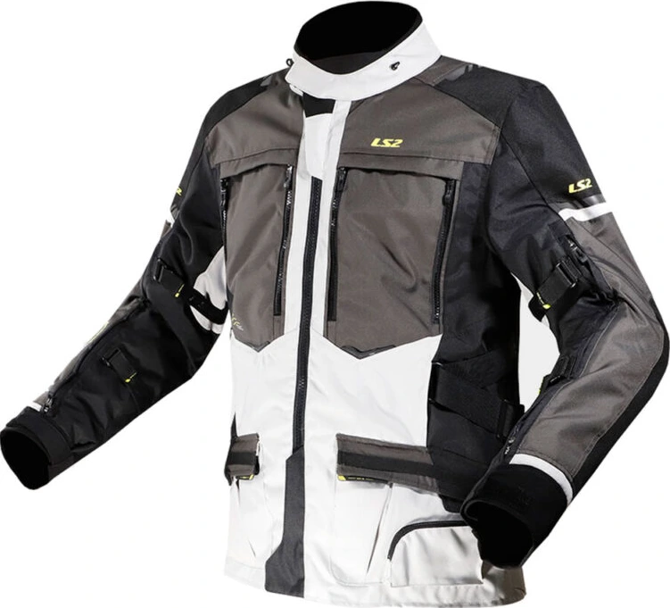 LS2 NORWAY MAN JACKET - XL, Black Grey Yellow