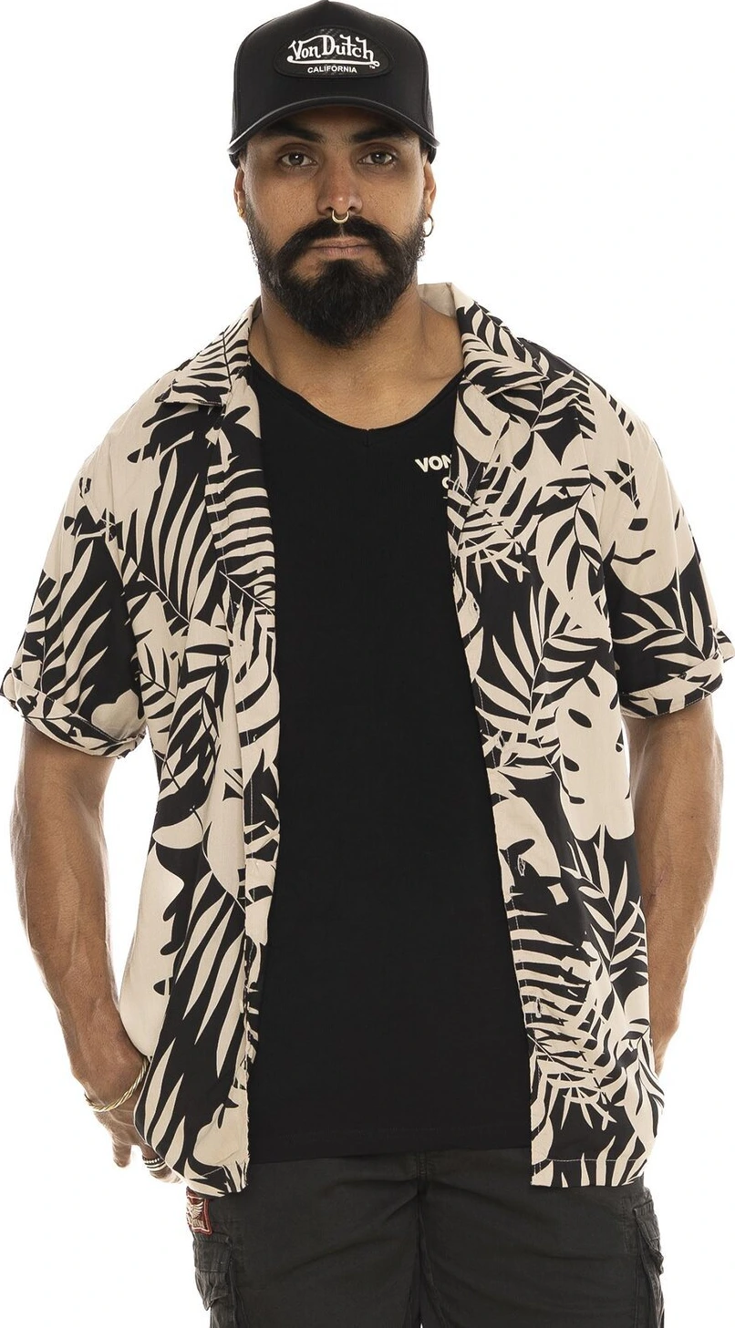 Von Dutch Palm shirt, Black, S