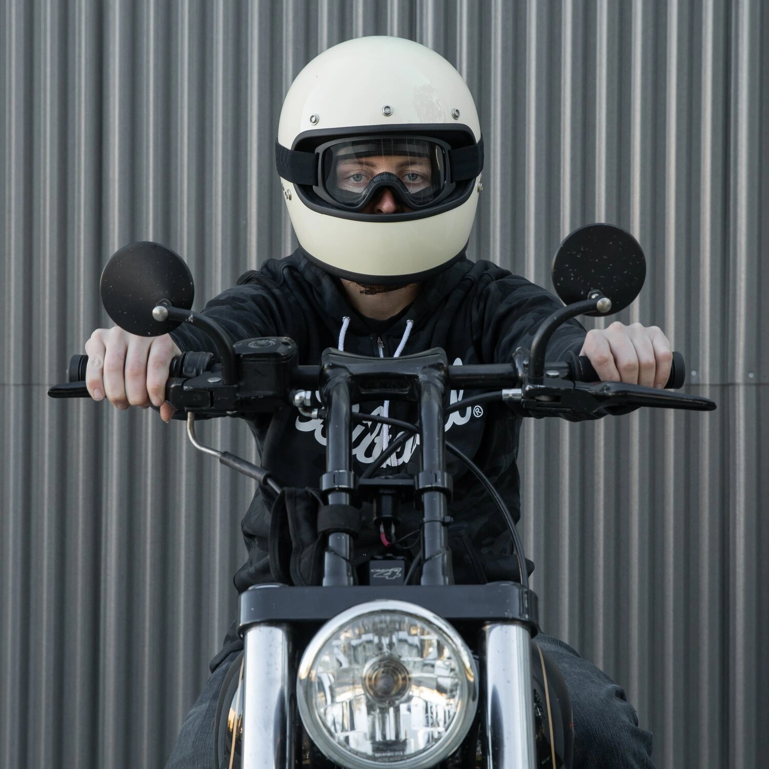 Biltwell Moto 2.0 akiniai black out, black out Black