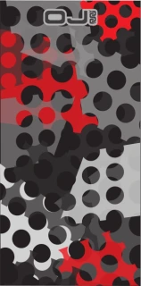 Black / Black, Gray, Red