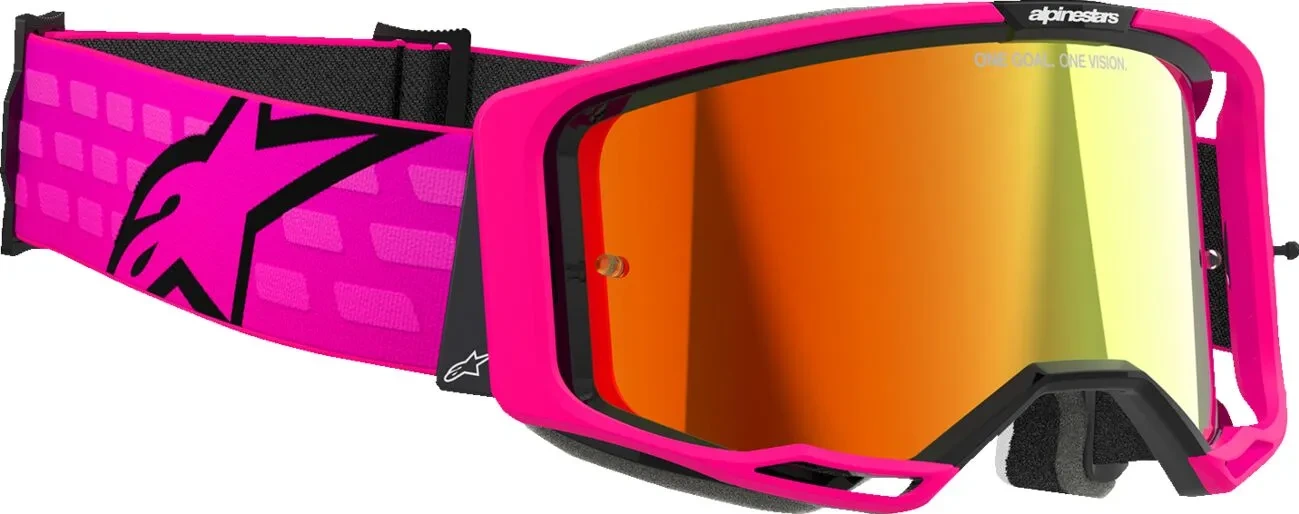 GOGGLE VISION 8 CORP PINK MIRROR-RED
